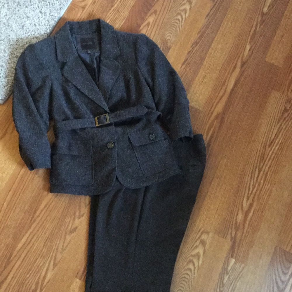 Brown suit